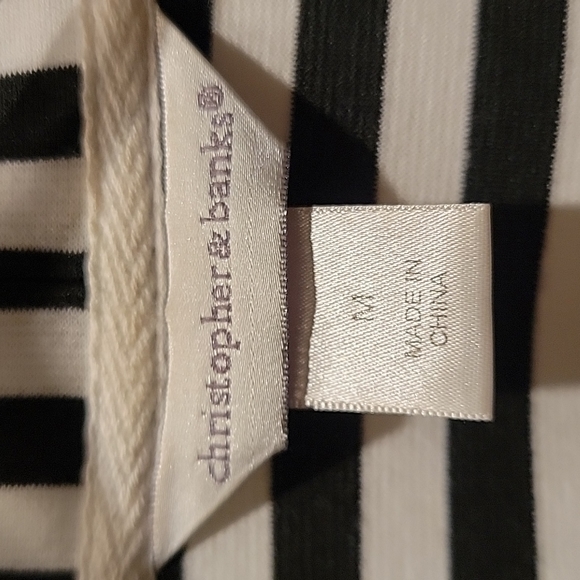 Christopher & Banks black-and-white striped blazer - Picture 2 of 4